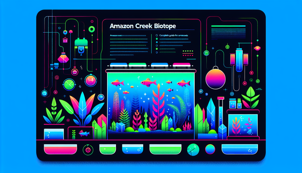 Modern flat design aquascaping illustration for undefined