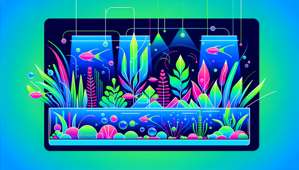 Modern flat design aquascaping illustration for undefined