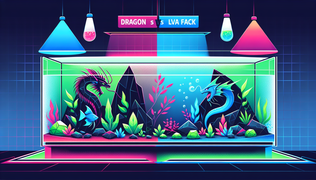 Modern flat design aquascaping illustration for undefined