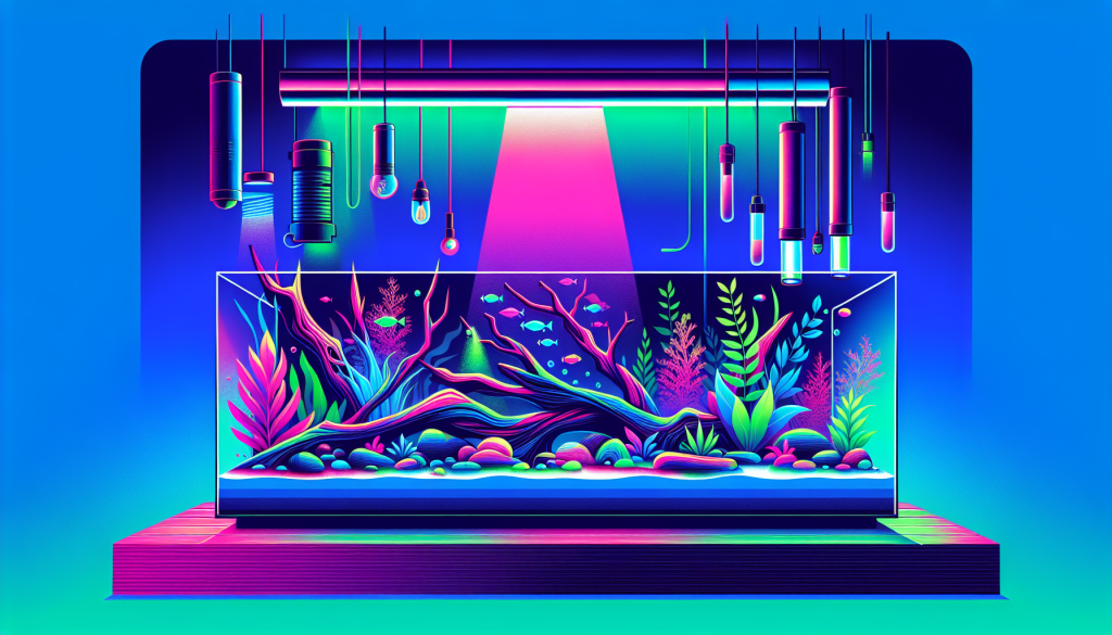Modern flat design aquascaping illustration for undefined