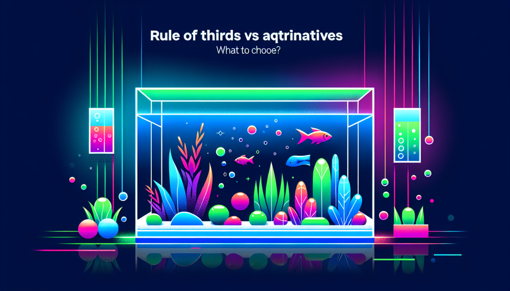 Modern flat design aquascaping illustration for undefined