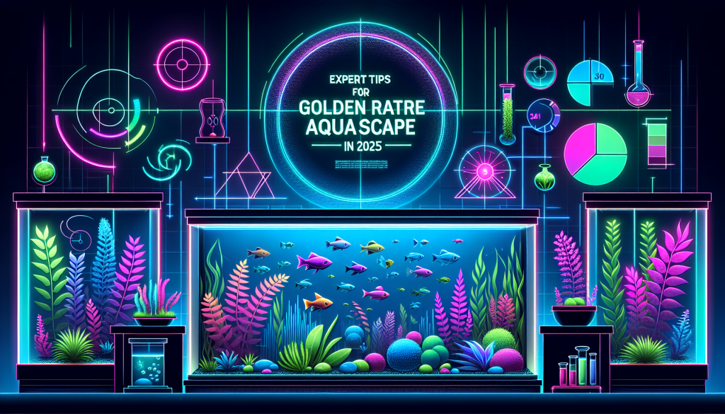 Modern flat design aquascaping illustration for undefined