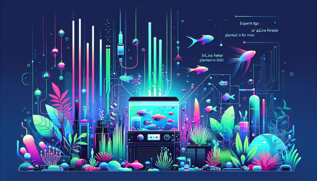 Modern flat design aquascaping illustration for undefined
