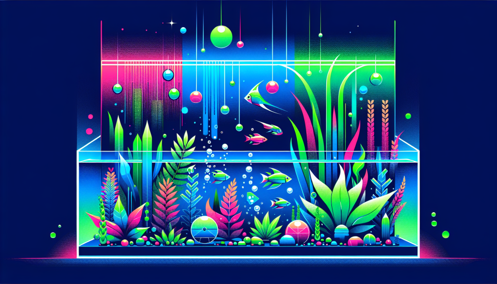 Modern flat design aquascaping illustration for undefined