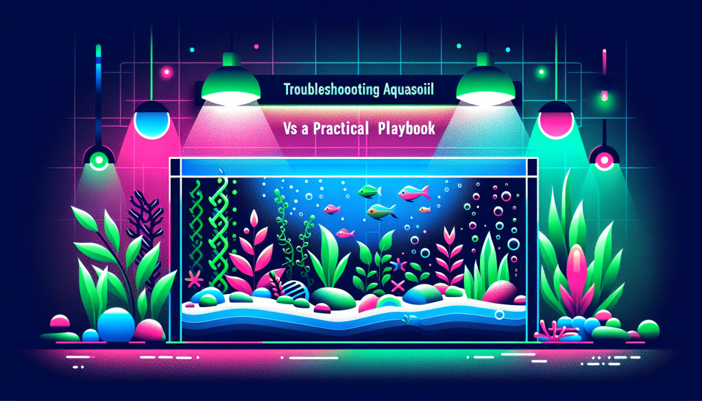 Modern flat design aquascaping illustration for undefined