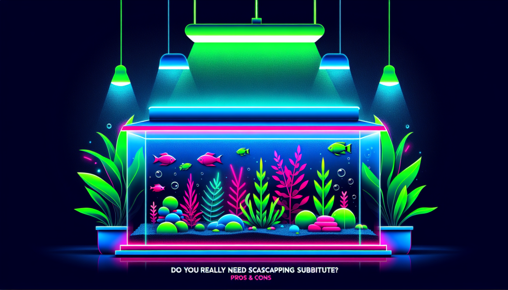 Modern flat design aquascaping illustration for undefined