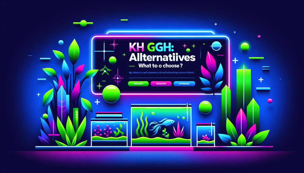 Modern flat design aquascaping illustration for undefined
