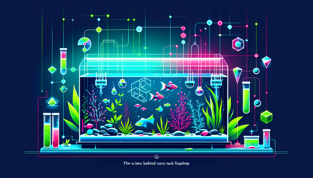 Modern flat design aquascaping illustration for undefined