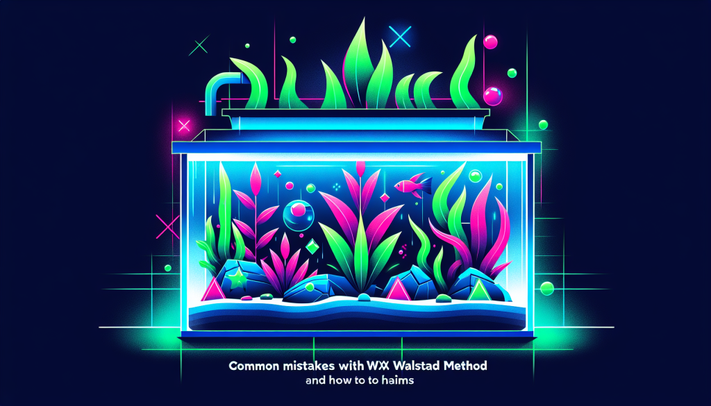 Modern flat design aquascaping illustration for undefined
