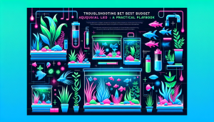 Modern flat design aquascaping illustration for undefined