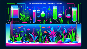 Modern flat design aquascaping illustration for undefined