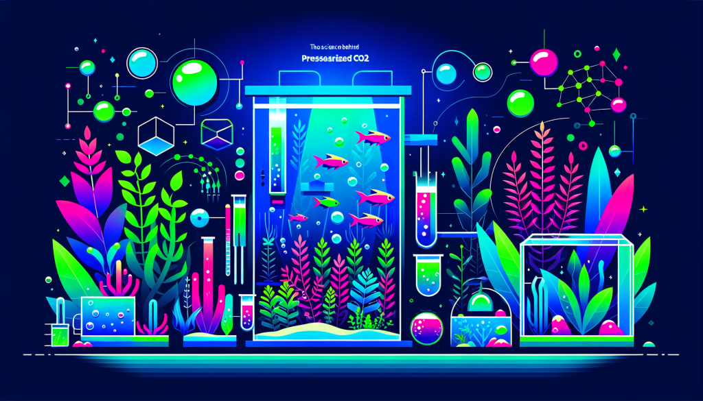 Modern flat design aquascaping illustration for undefined