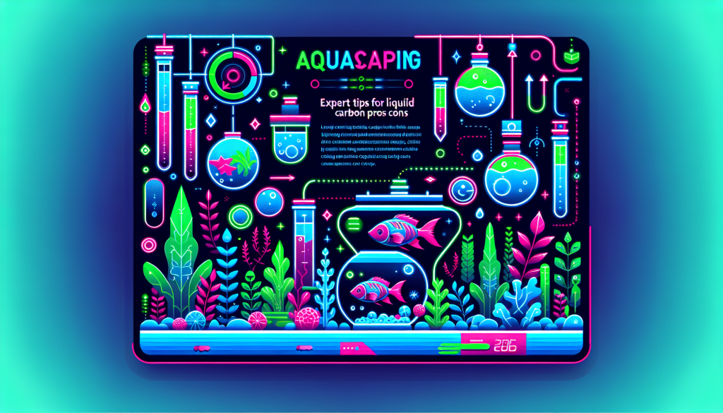 Modern flat design aquascaping illustration for undefined