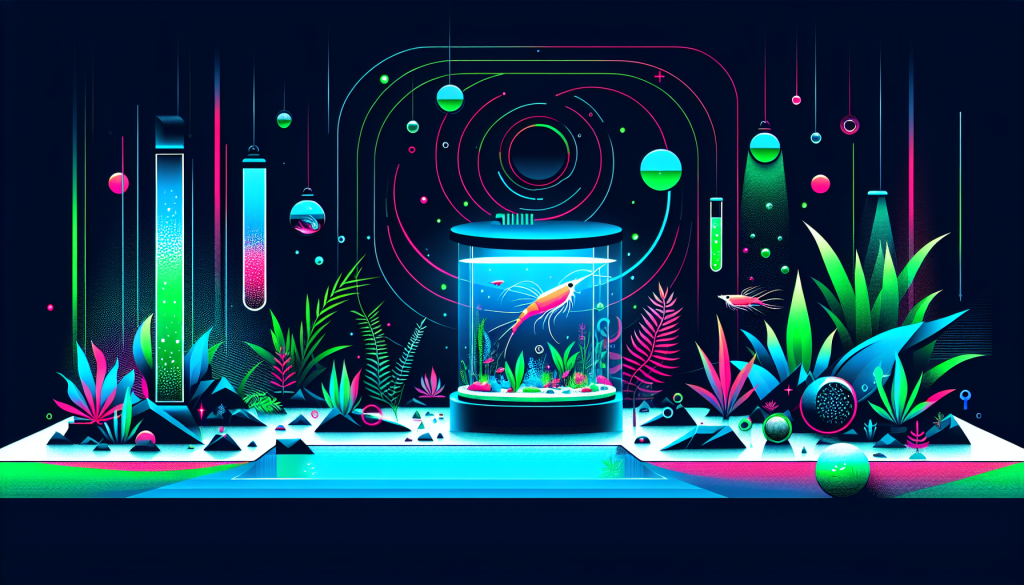 Modern flat design aquascaping illustration for undefined