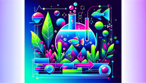 Modern flat design aquascaping illustration for undefined