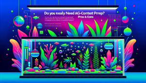 Modern flat design aquascaping illustration for undefined