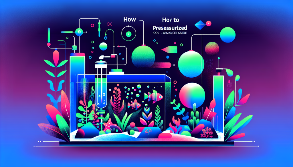 Modern flat design aquascaping illustration for undefined