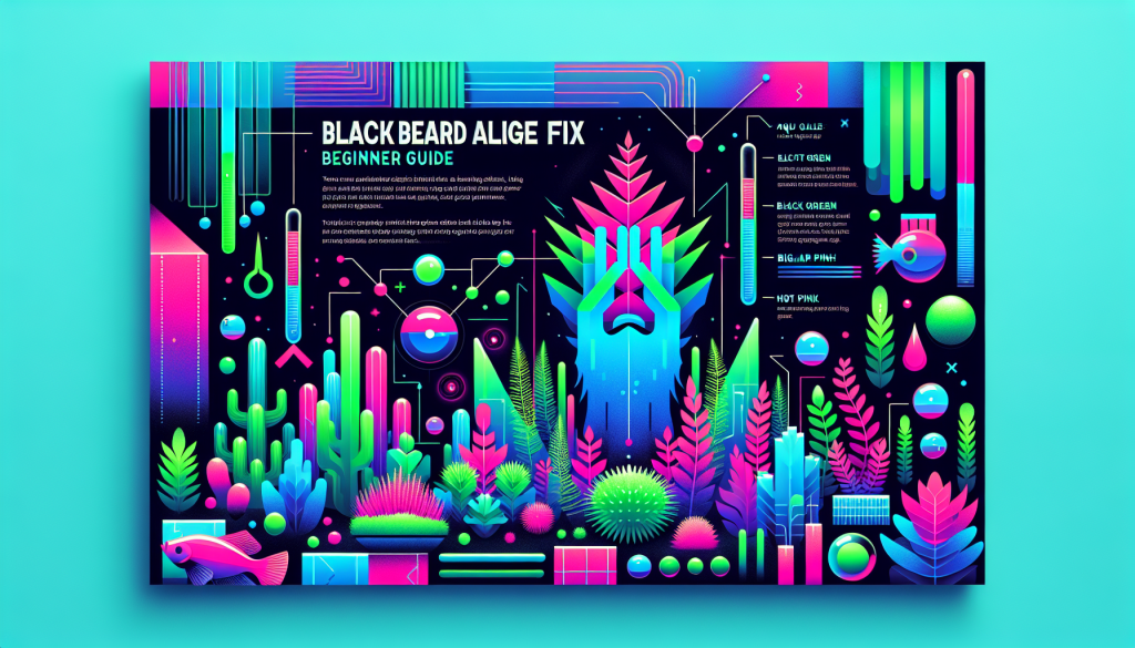 Modern flat design aquascaping illustration for undefined