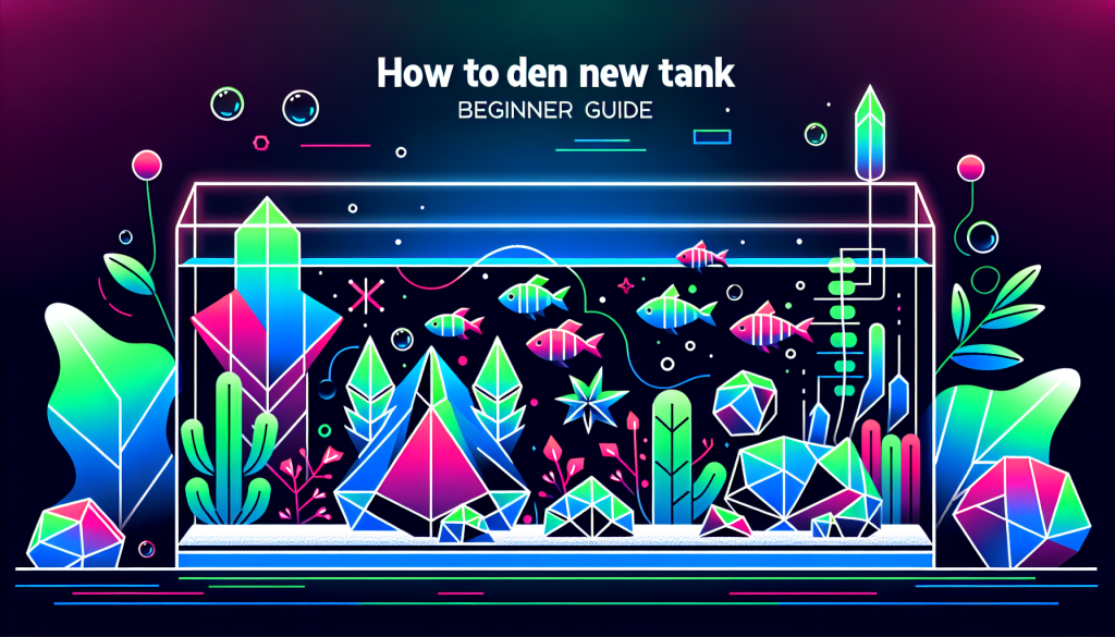 Modern flat design aquascaping illustration for undefined