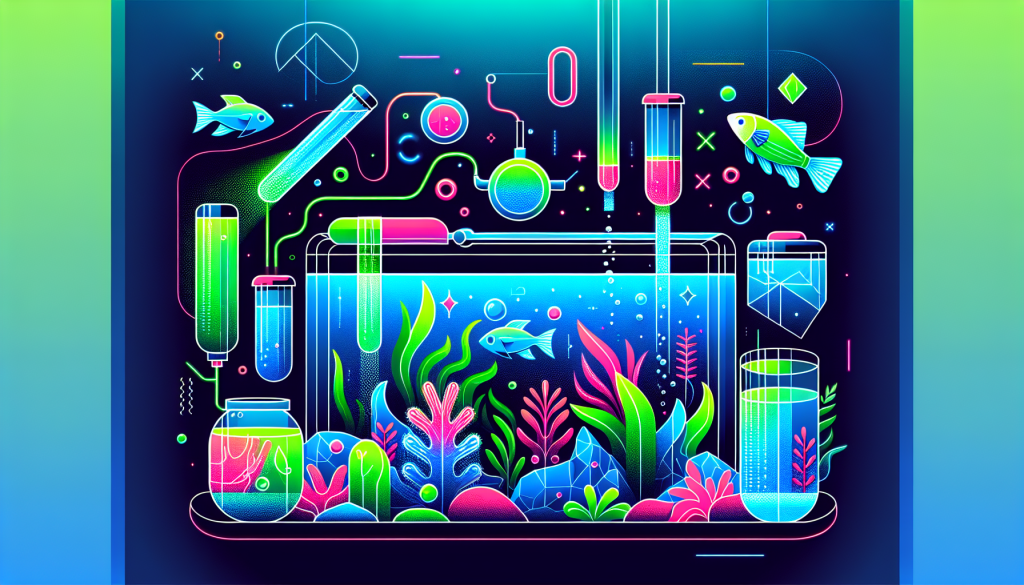 Modern flat design aquascaping illustration for undefined
