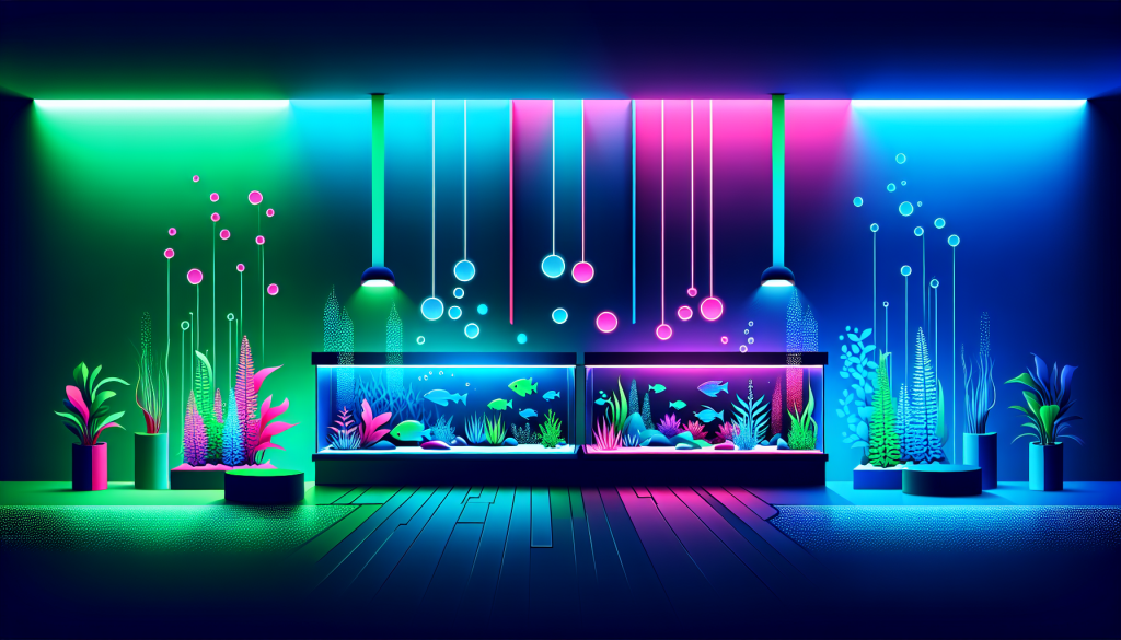 Modern flat design aquascaping illustration for undefined