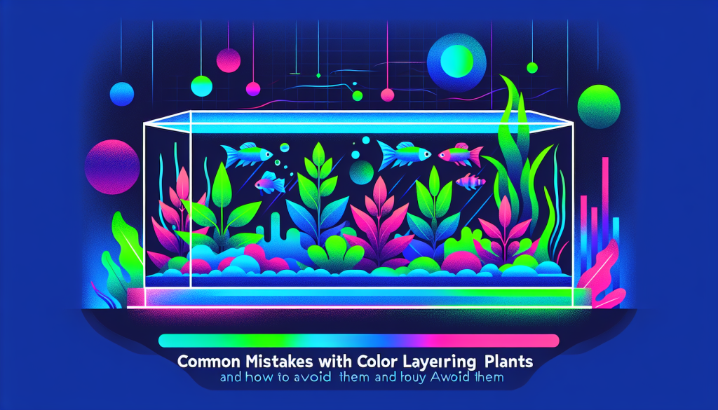 Modern flat design aquascaping illustration for undefined