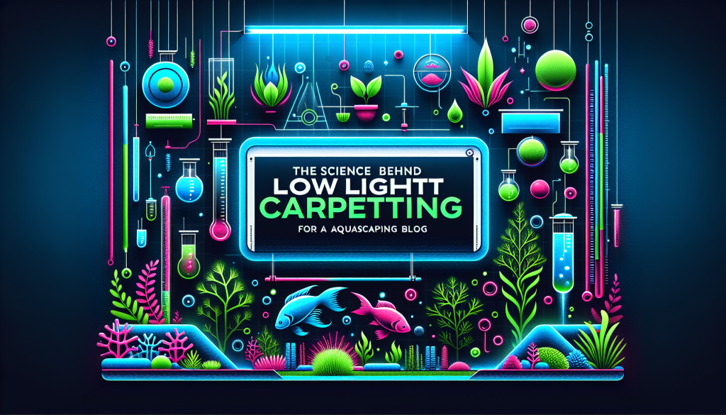 Modern flat design aquascaping illustration for undefined