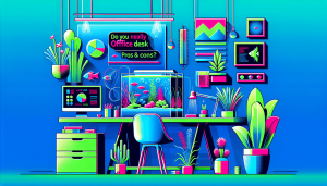 Modern flat design aquascaping illustration for undefined