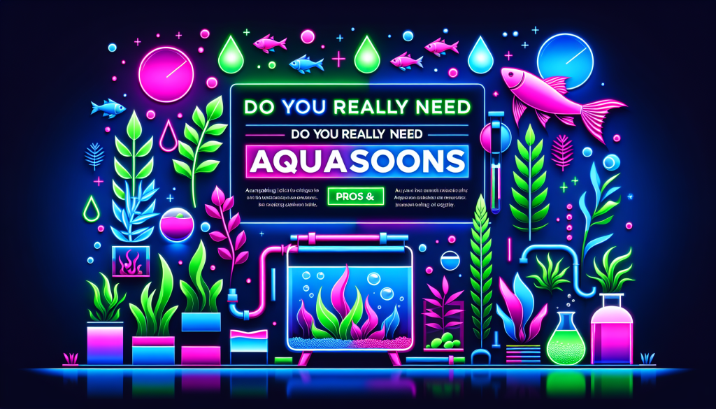 Modern flat design aquascaping illustration for undefined