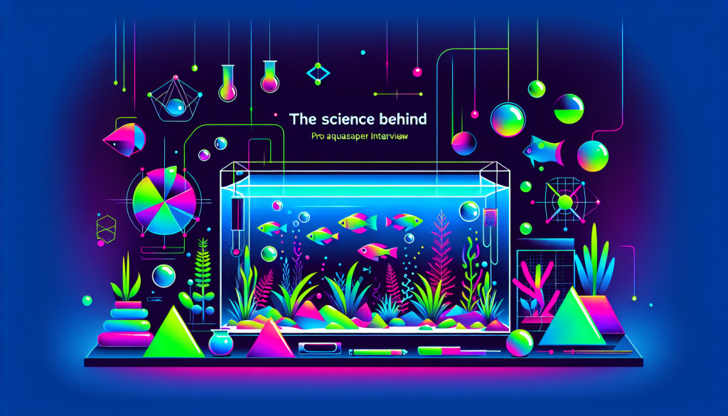Modern flat design aquascaping illustration for undefined