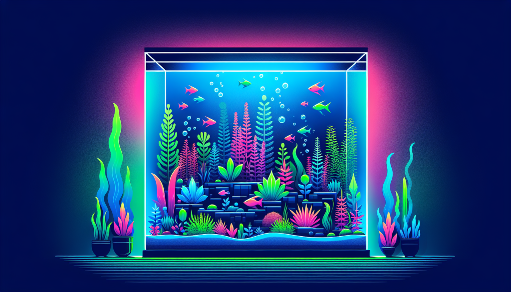 Modern flat design aquascaping illustration for undefined