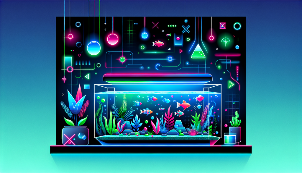 Modern flat design aquascaping illustration for undefined