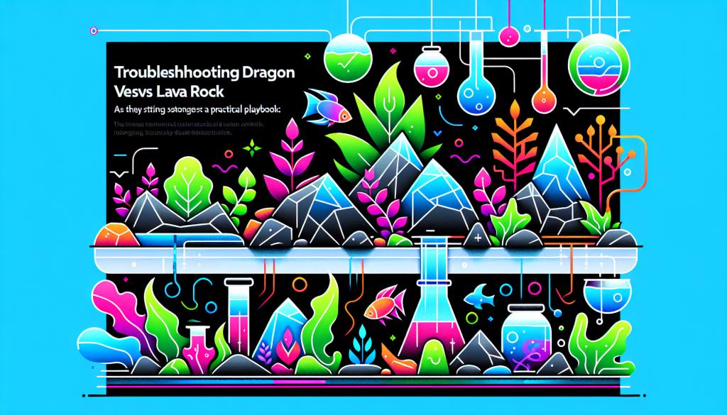 Modern flat design aquascaping illustration for undefined