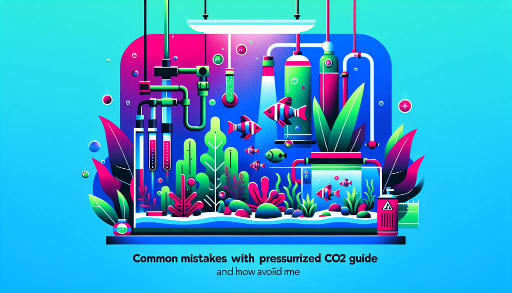 Modern flat design aquascaping illustration for undefined
