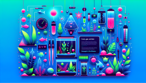 Modern flat design aquascaping illustration for undefined