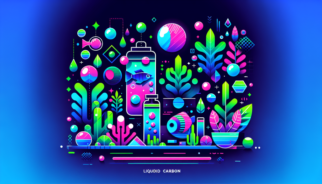 Modern flat design aquascaping illustration for undefined