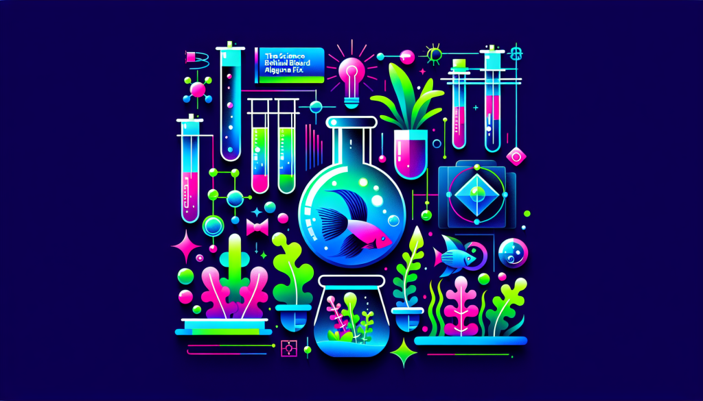 Modern flat design aquascaping illustration for undefined