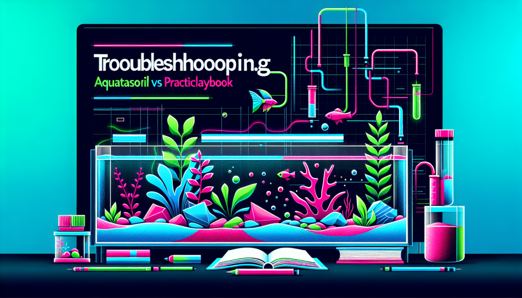 Modern flat design aquascaping illustration for undefined