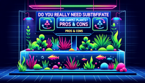 Modern flat design aquascaping illustration for undefined
