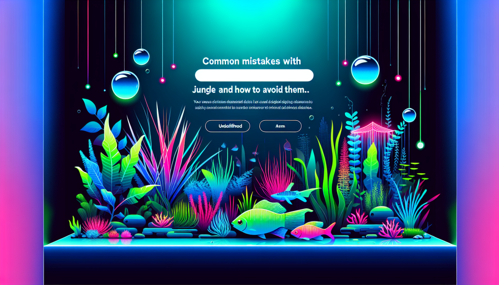 Modern flat design aquascaping illustration for undefined