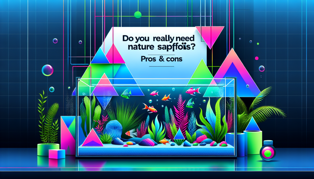 Modern flat design aquascaping illustration for undefined