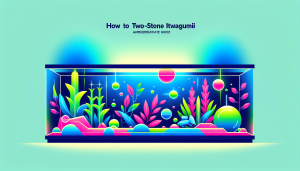 Modern flat design aquascaping illustration for undefined