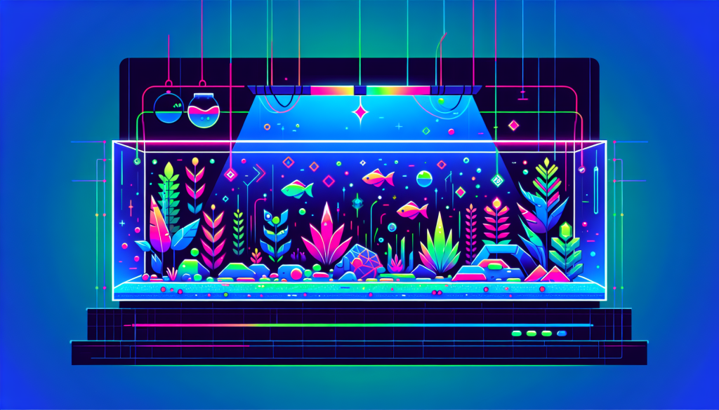 Modern flat design aquascaping illustration for undefined
