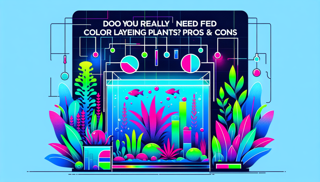 Modern flat design aquascaping illustration for undefined