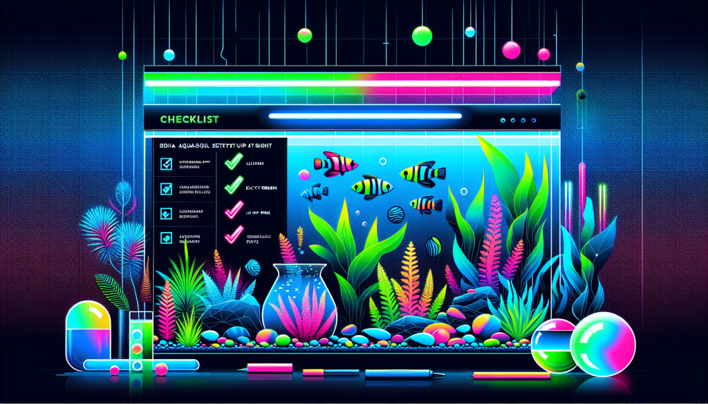 Modern flat design aquascaping illustration for undefined