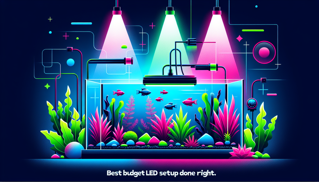 Modern flat design aquascaping illustration for undefined