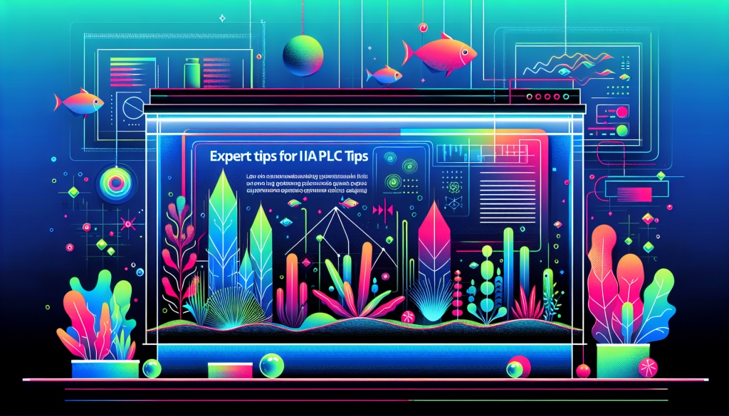 Modern flat design aquascaping illustration for undefined