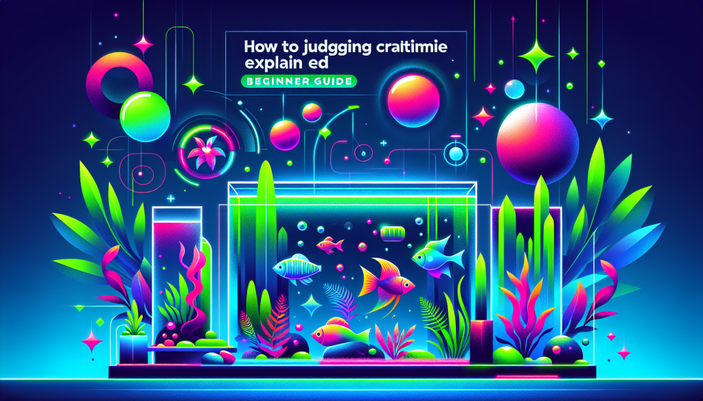 Modern flat design aquascaping illustration for undefined