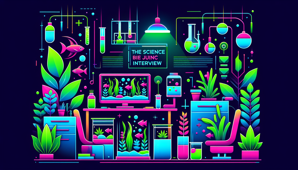 Modern flat design aquascaping illustration for undefined