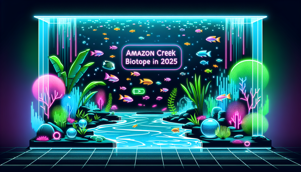 Modern flat design aquascaping illustration for undefined